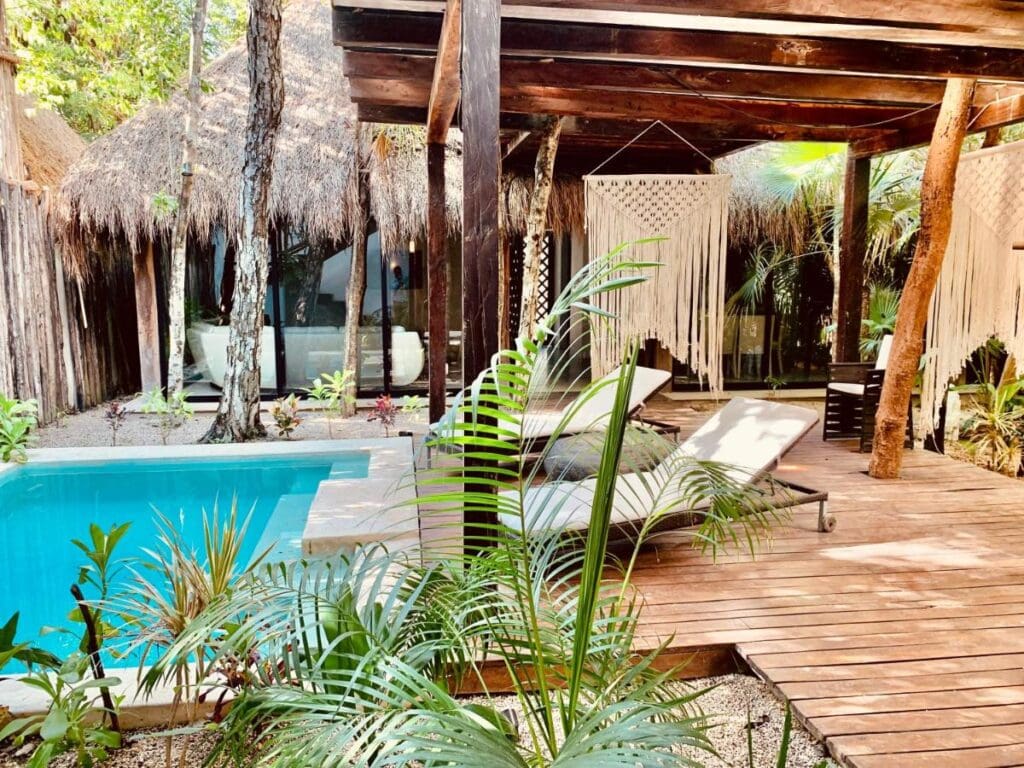 Orchid House Tulum has a lovely aesthetic