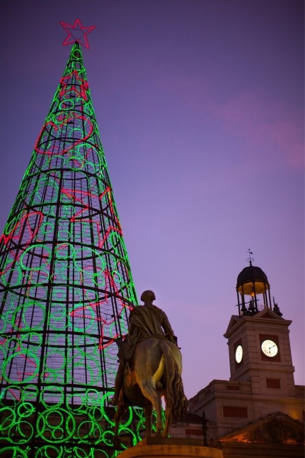 Madrid Christmas lights