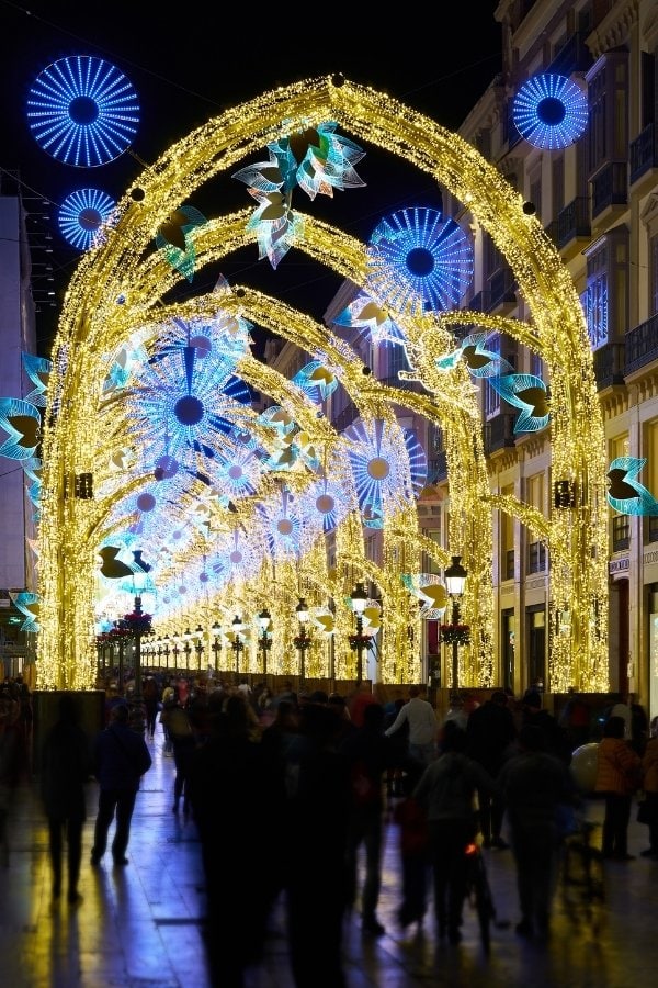 Malaga christmas lights