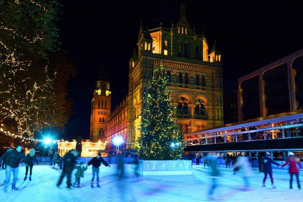 Natural History Museum ice rink 