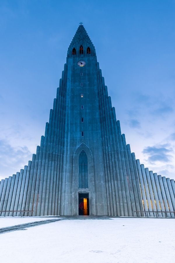 Reykjavik in winter