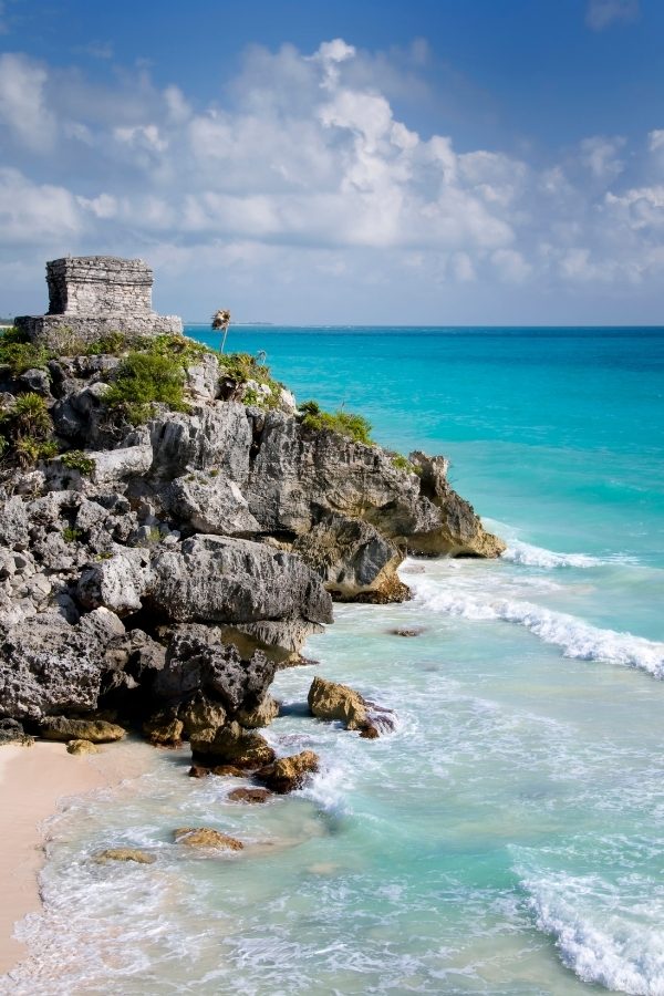 You have to visit the Mayan ruins in Tulum