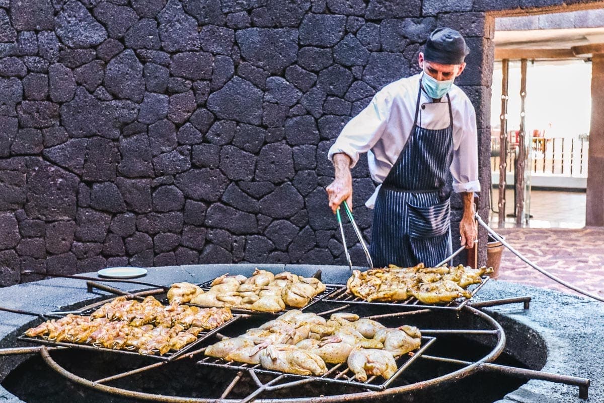 El Diablo Lanzarote volcano restaurant