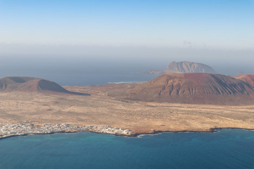 View from Mirador del Rio of La Graciosa