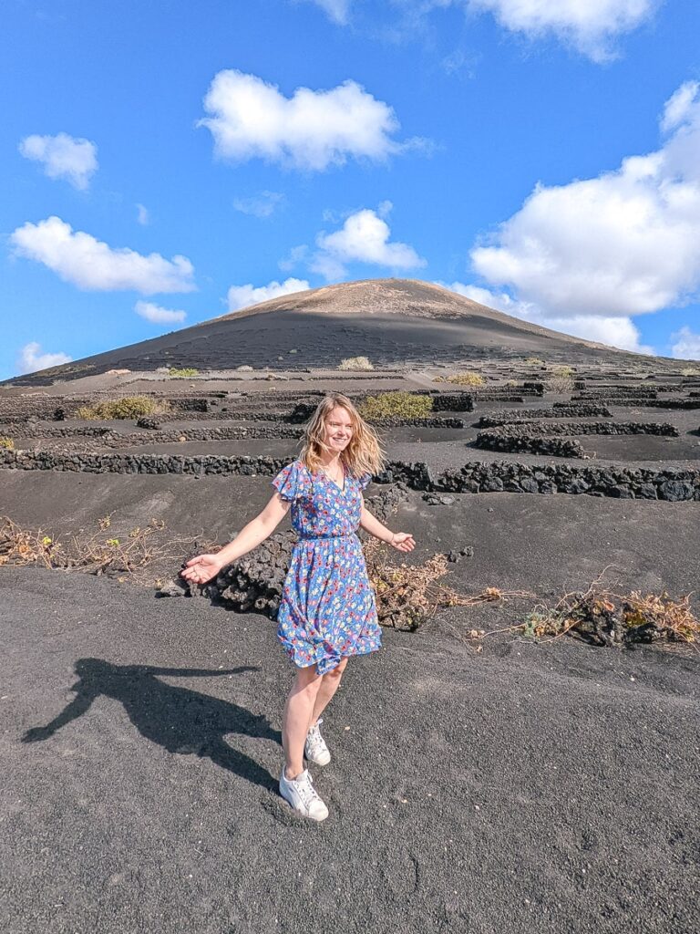 Exploring Lanzarote's vineyards