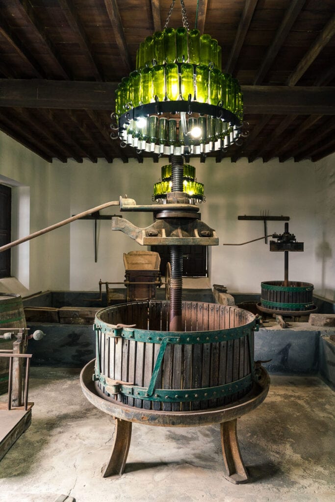 Old techniques used to make wine in Lanzarote