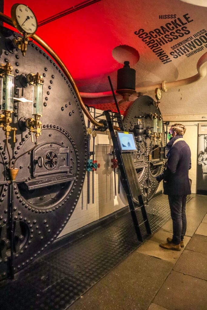 Engine room of Tower Bridge