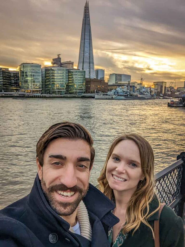 Sunset selfie London