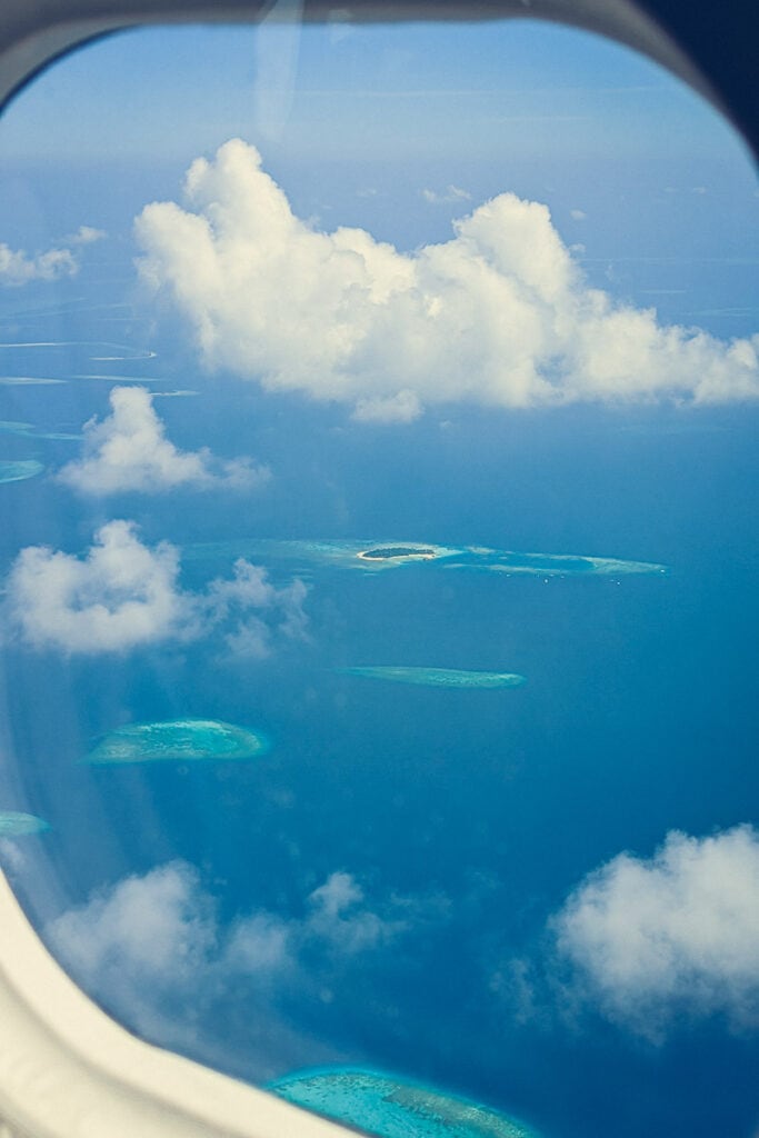 Maldives sea plane