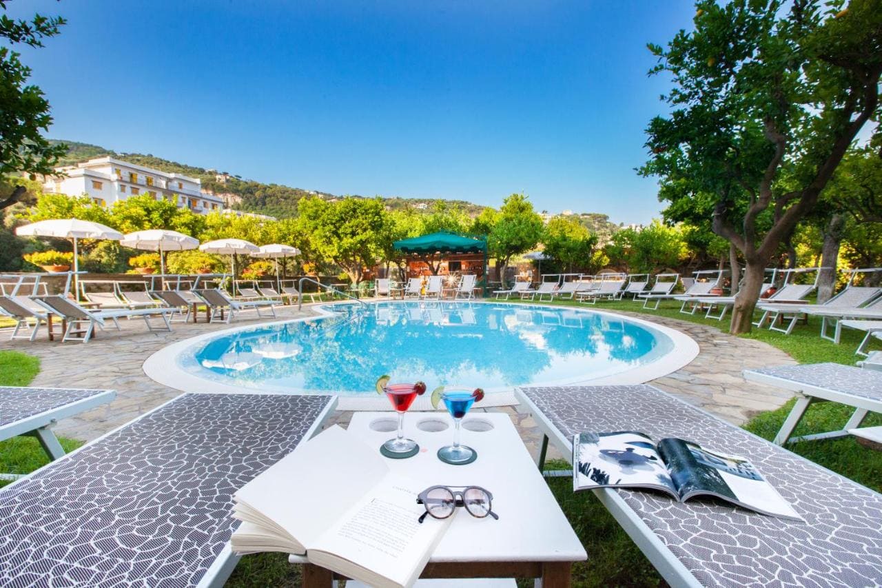 Hotel Antiche Mura has a lovely pool in Sorrento