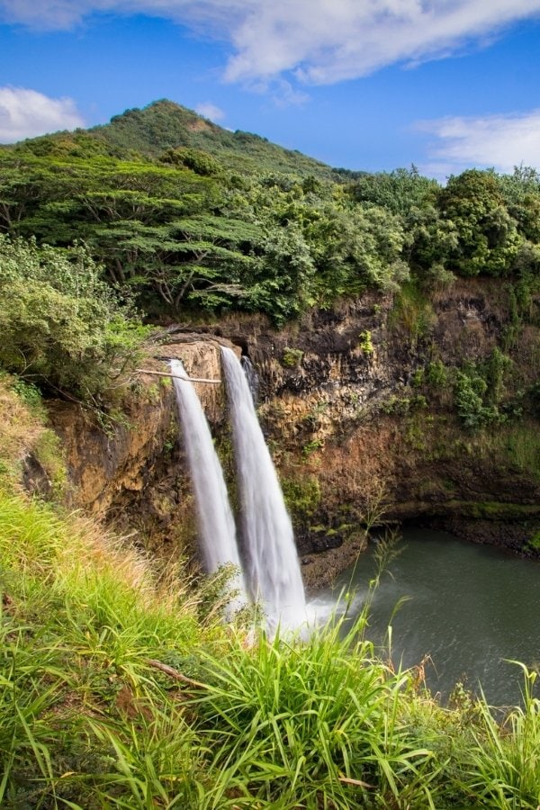 Kauai is home to lots of waterfalls