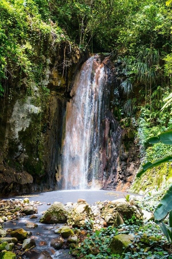 Diamond Falls in St Lucia