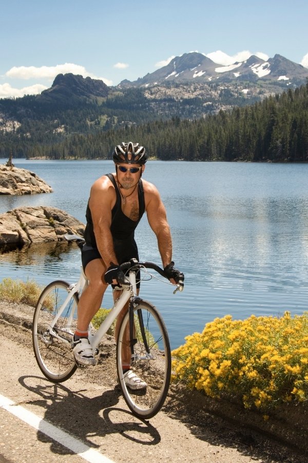 Lake Tahoe is a great place for cycling