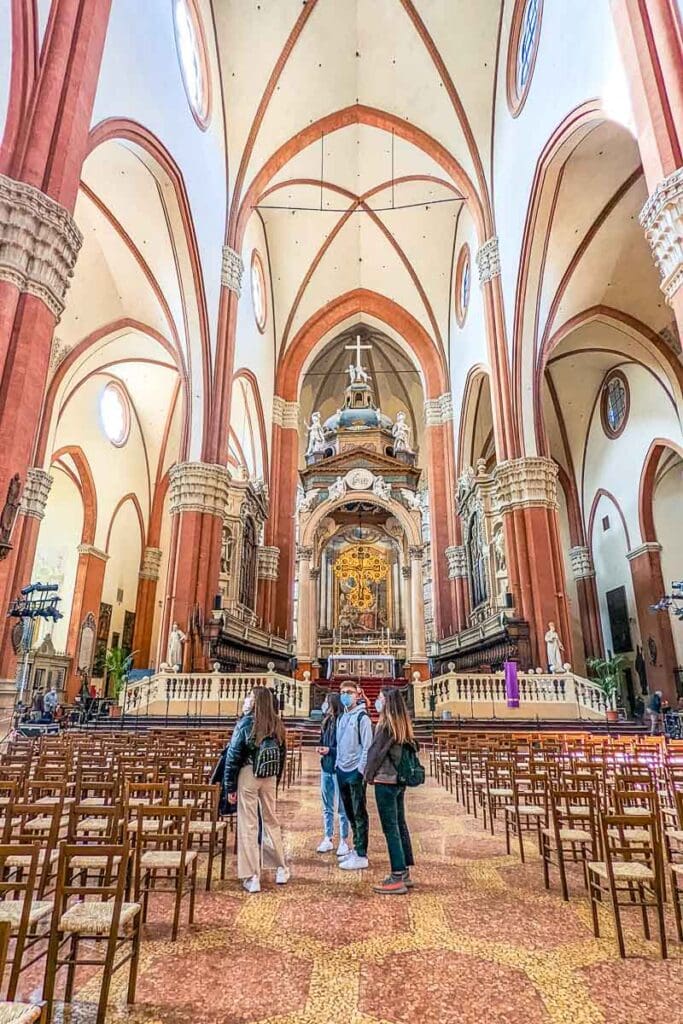 Inside Basilica di San Petronio