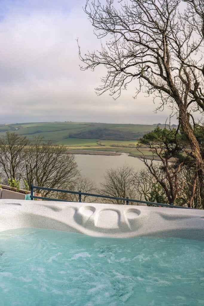 View from our hot tub