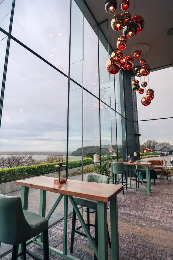 Floor to ceiling glass at the spectacular Milk Wood House