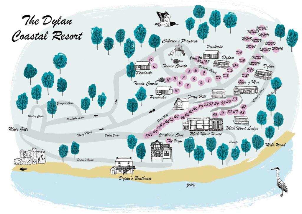Dylan Coastal Resort Map