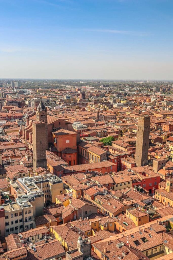 View from Asinelli Tower, Bologna