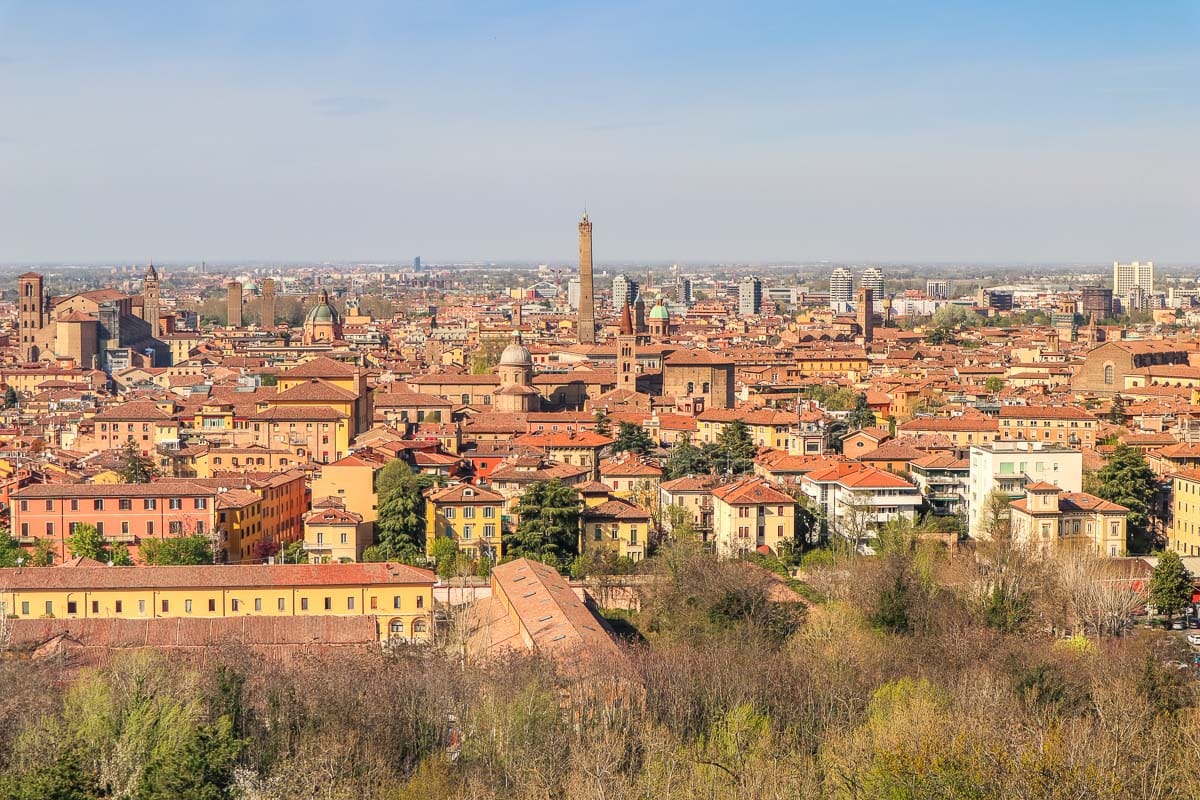 View of Bologna Italy