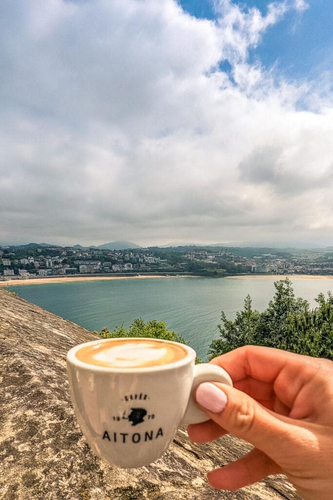 Coffee at Monte Urgull