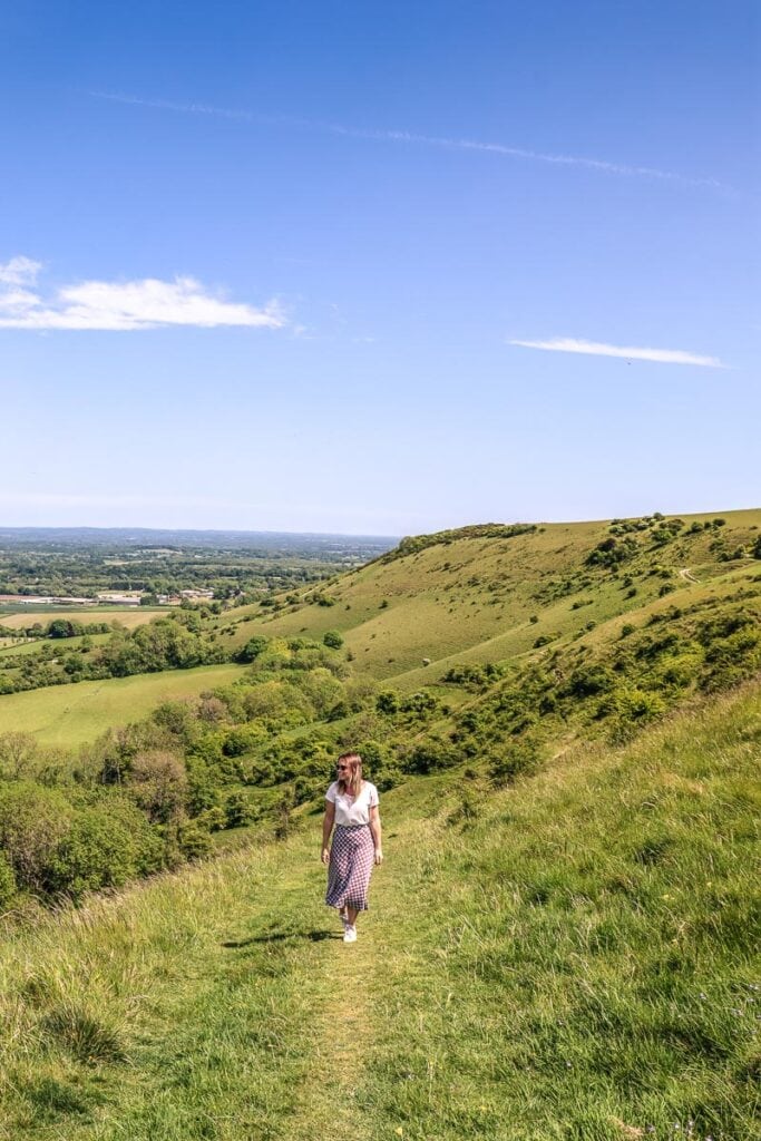 Ditchling Beacon walk panoramas