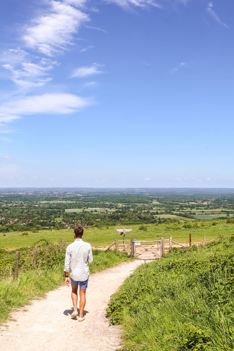 Ditchling Beacon walking route