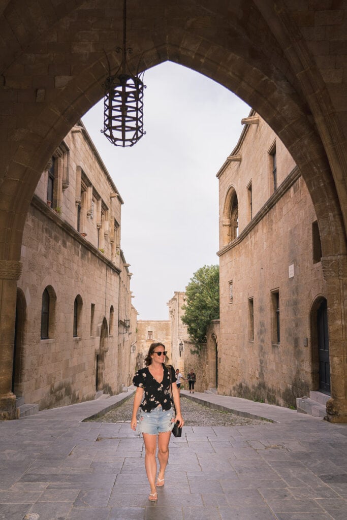 Exploring Rhodes old town 