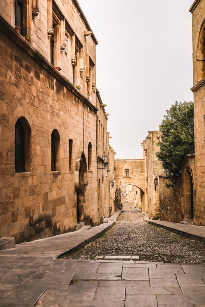 Street of the Knights in Rhodes Old Town