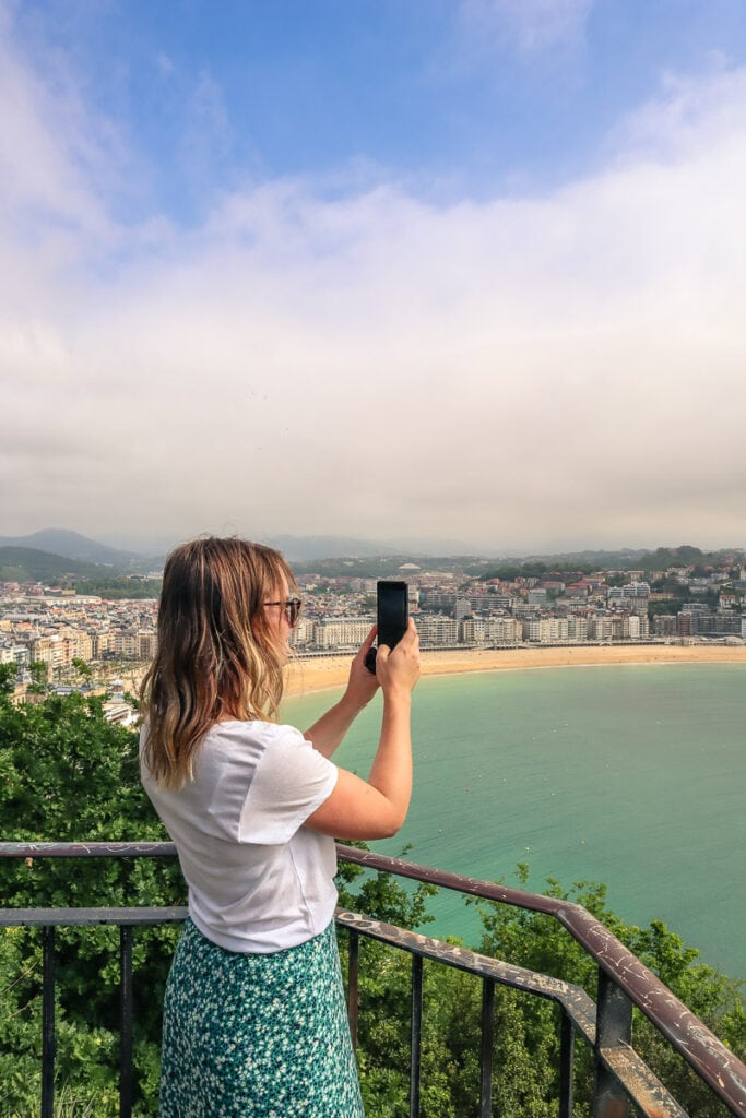 View from Monte Urgull, San Sebastian 