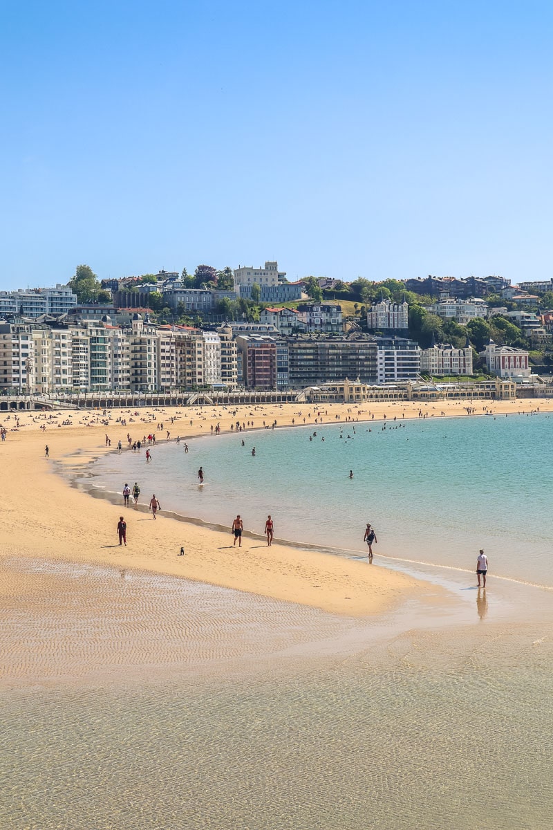 La Concha beach in San Sebastian