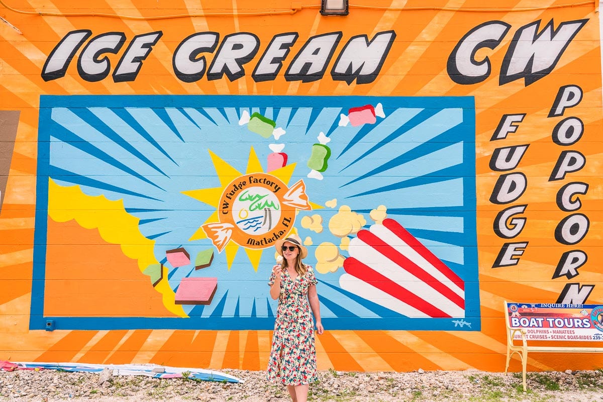 Matlacha ice cream mural