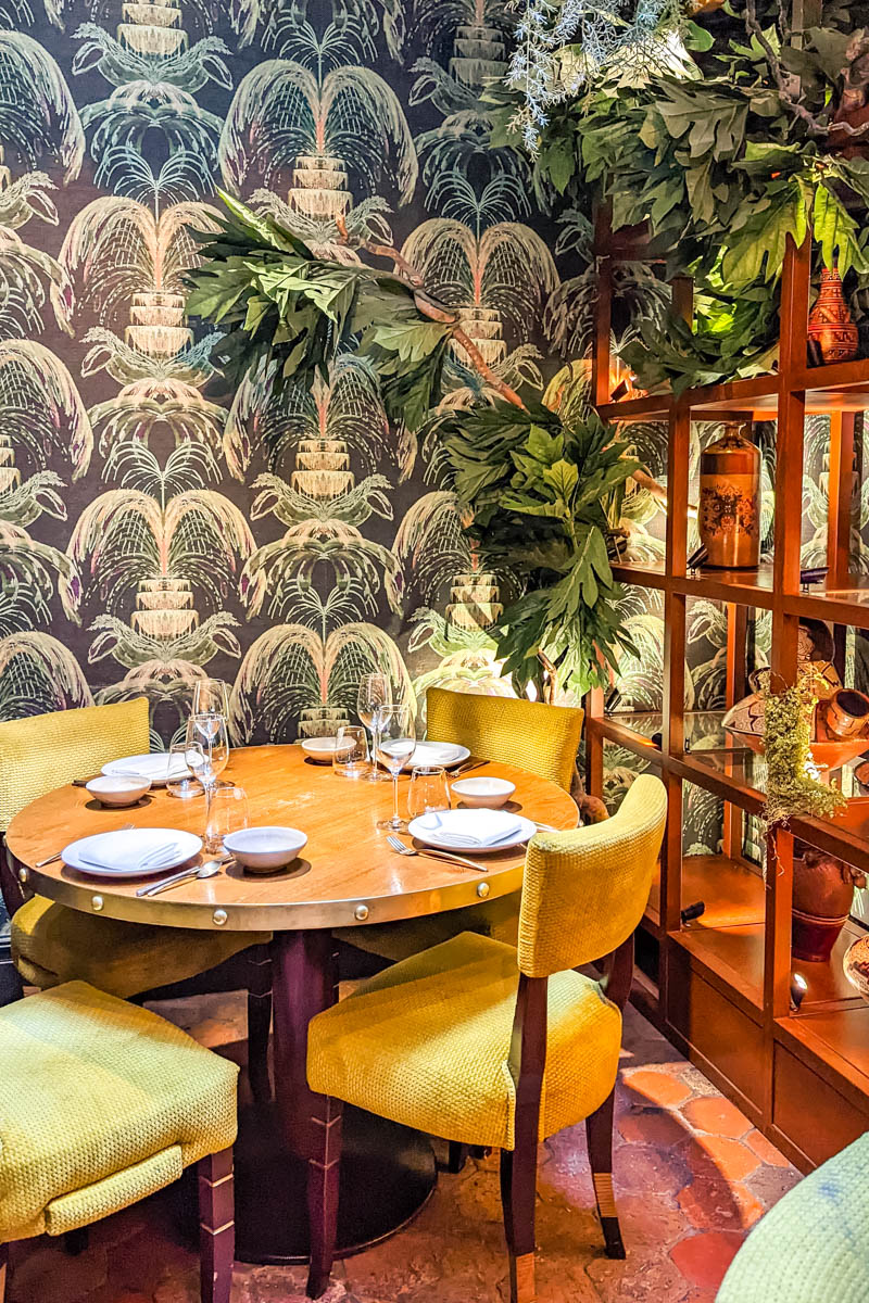 Stylish interiors at Coya Mayfair