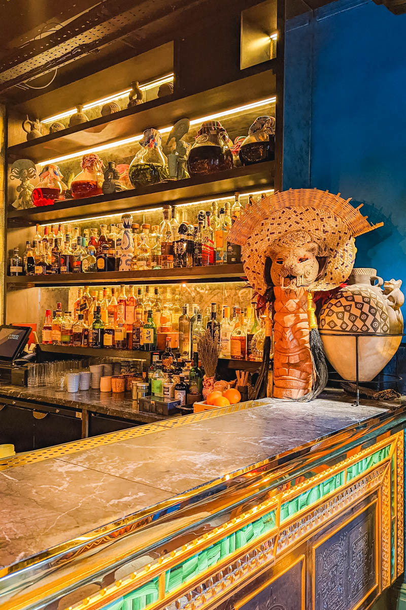 The pisco bar at Coya Mayfair