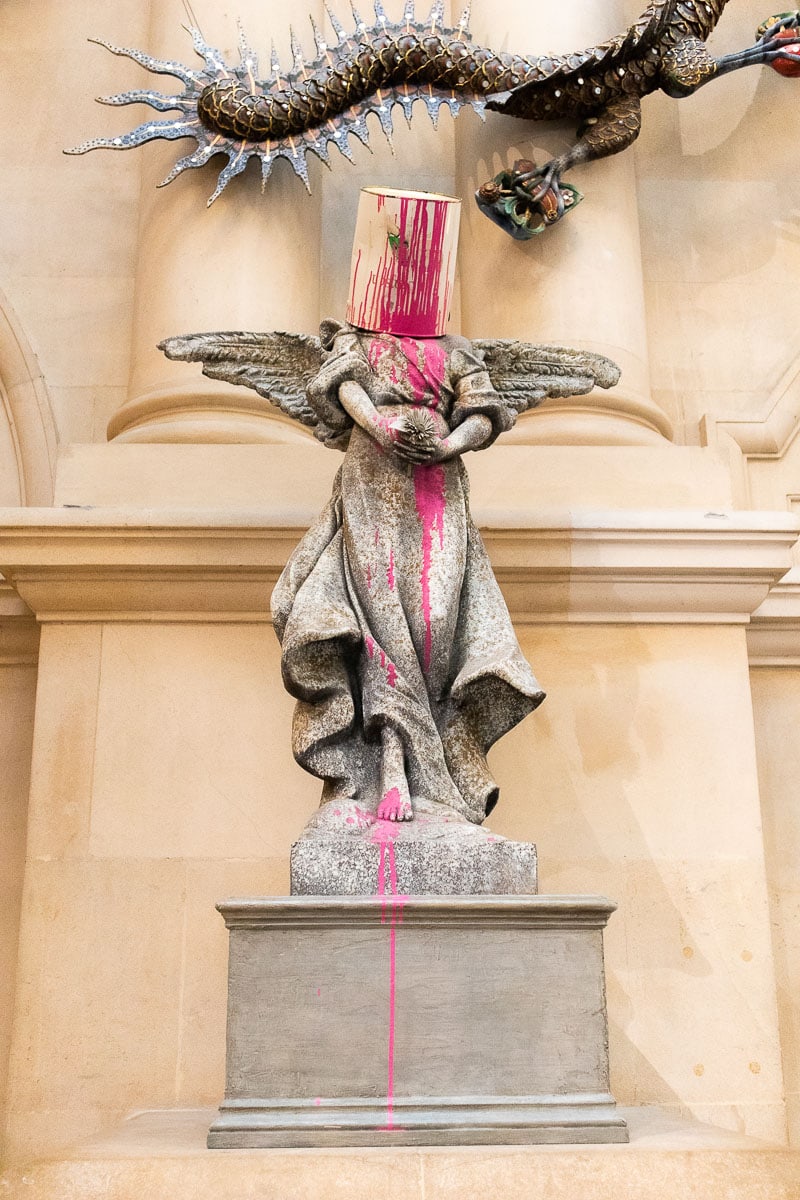 Banksy sculpture in Bristol Museum and Art Gallery