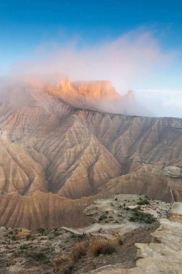 Spain's landscapes include the desert - Bardenas Reales