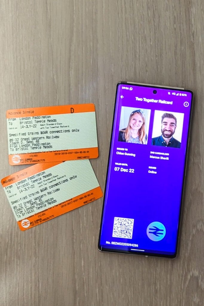 We used our Two Together Railcard to save money on our train tickets