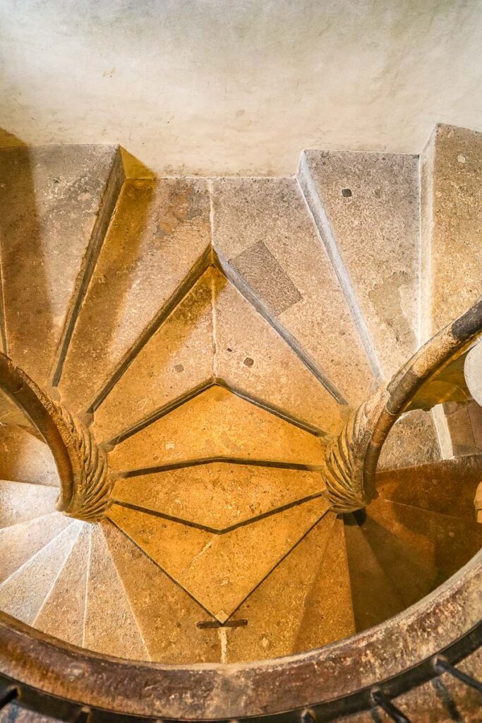 Double spiral staircase in Graz