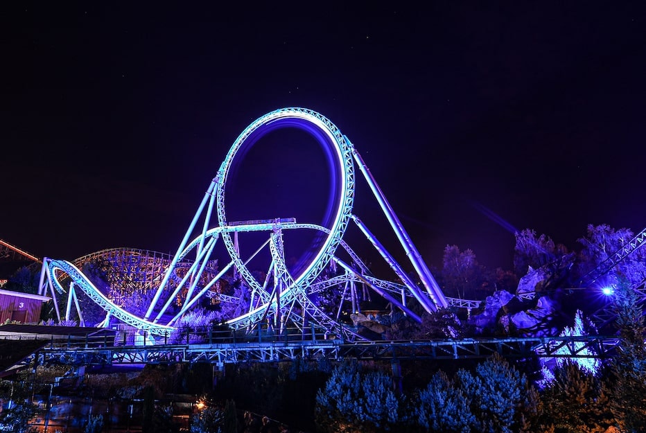 Europa Park at night