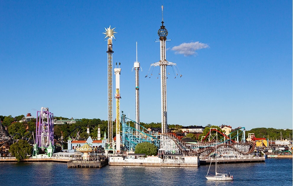 Gröna Lund in Stockholm, Sweden