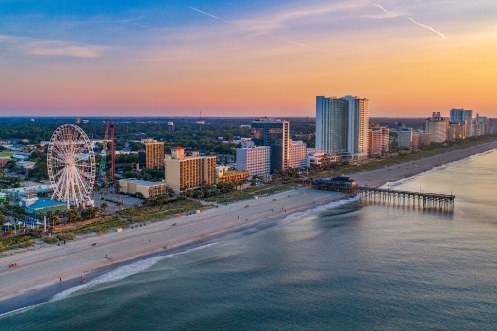 Pretty skies at Myrtle Beach