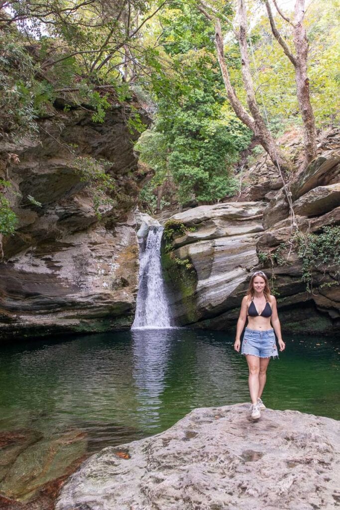 River trekking is one of the most popular activities in Andros 