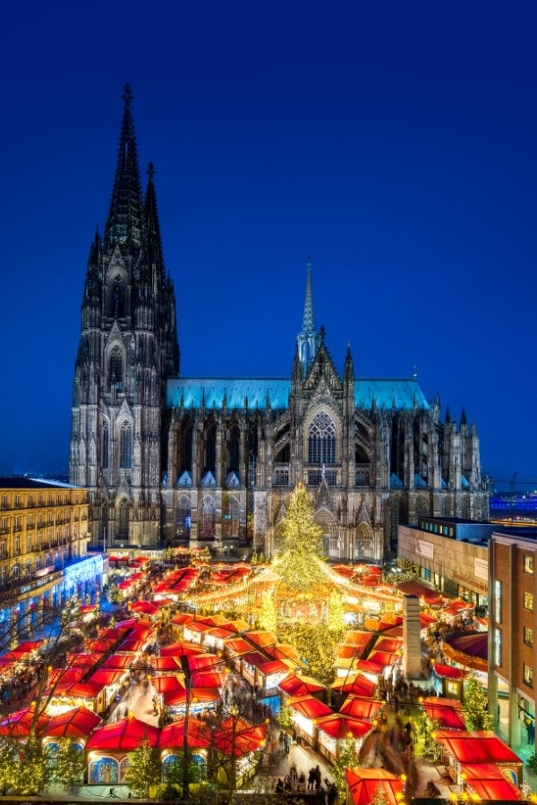 Cologne is a great stop on this Christmas market train route