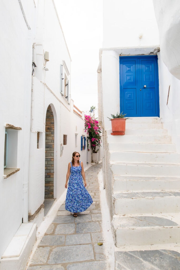 Exploring Kardiani village in Tinos