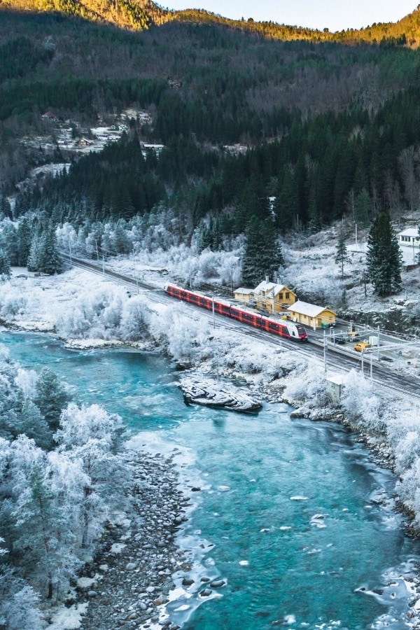 Oslo to Bergen train is one of the best Interrail routes Europe