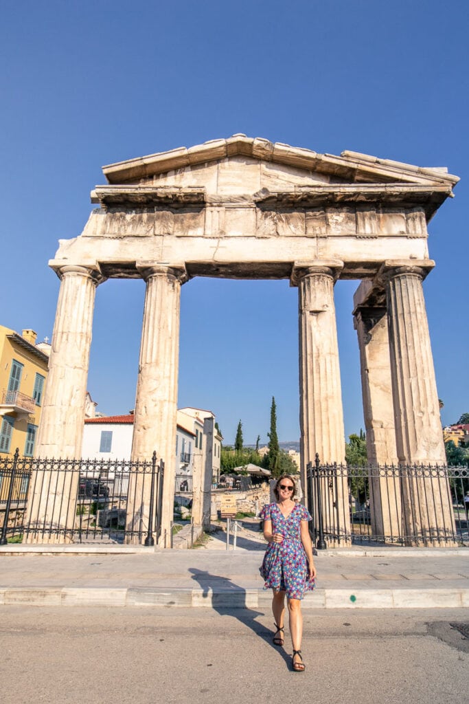 Outside the Roman Agora, Athens