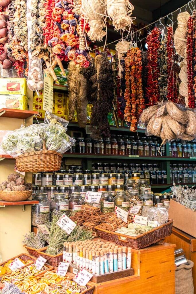 Spice shop in Athens