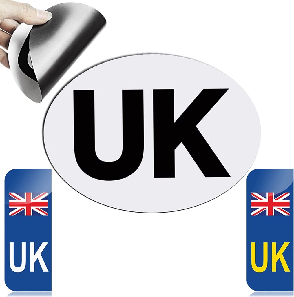 UK car sticker