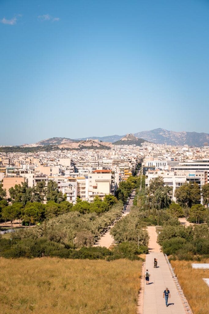 View from Stavras Niarchas Cultural Center