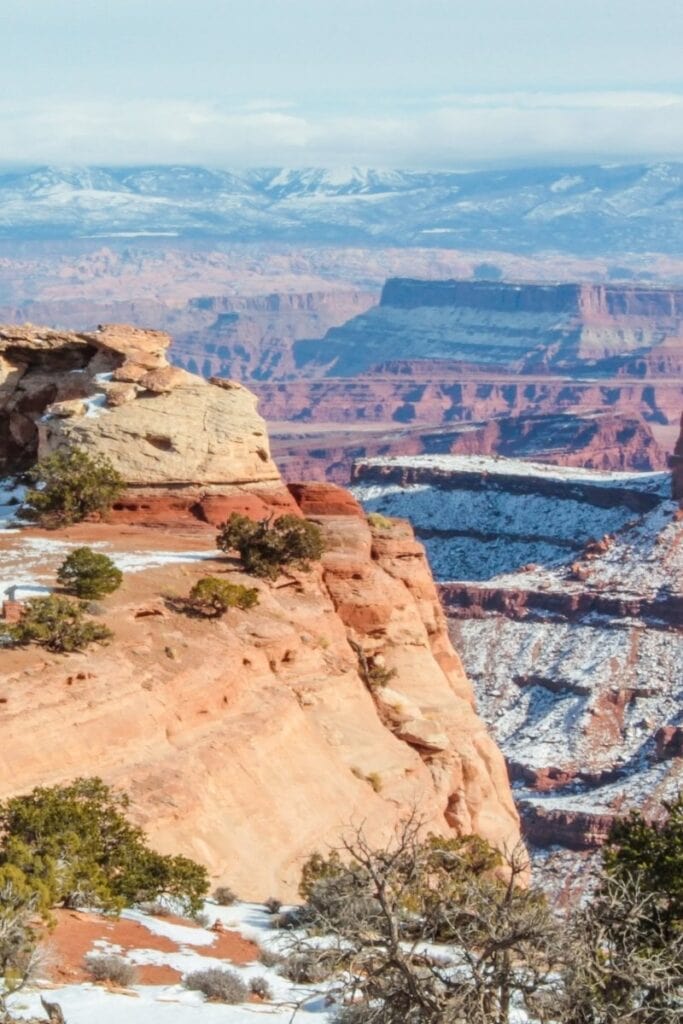 Canyonlands National Park in winter