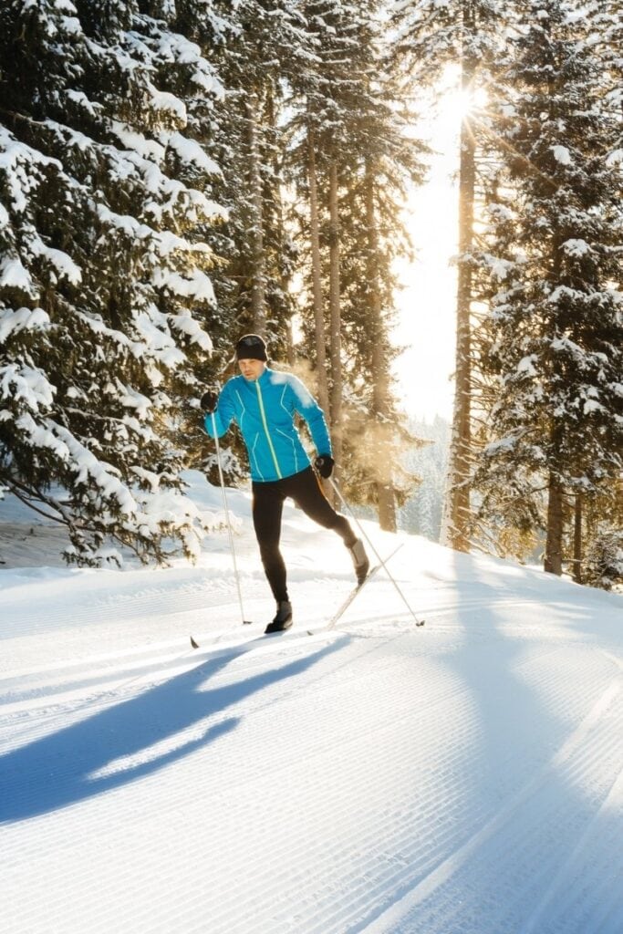 Cross-country skiing in Minnesota